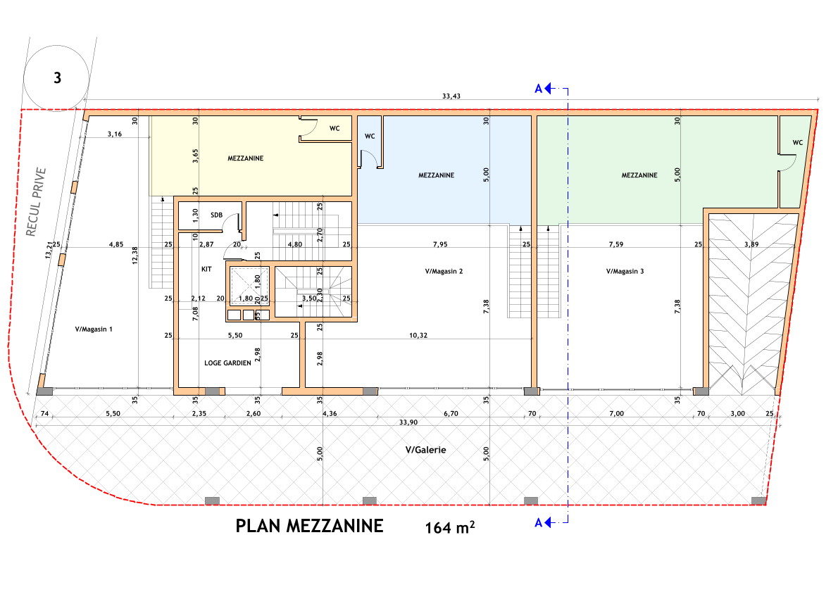 Vue principale des plans